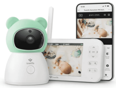 TRUELIFE Video monitor za bebe R6, dvostruki, LCD