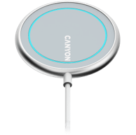 CANYON Bežični punjač WS-100, 15W, srebrni