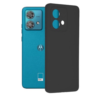 TECHSUIT Maskica Soft Edge Silicone za Motorola Edge 40 Neo, crna