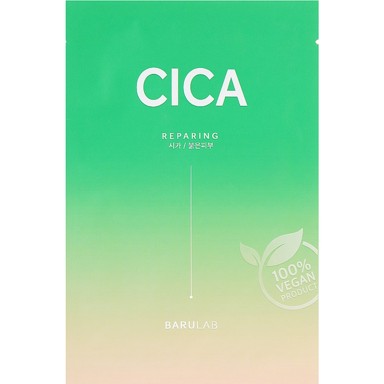 BARULAB Tkaninska maska za lice The Clean Vegan Cica Mask umirujuća 23 g