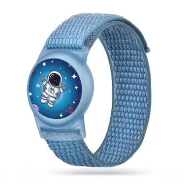 TECH-PROTECT Nylon Astronaut remen za Apple AirTag 1/2, plava