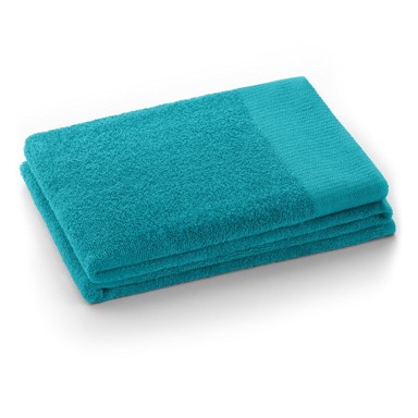 RESTILO Tirkizni pamučan ručnik od frotira 70x140 cm Amari
