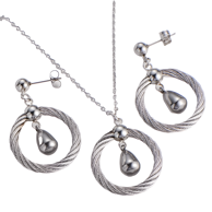 Set PE-20562 KP20562, srebrni