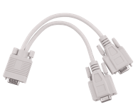 VGA adapter 15 pin muški na 2x15-Pin ženski