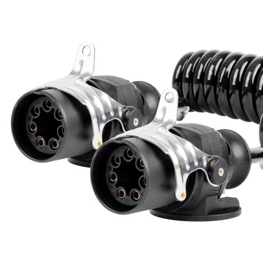 AMIO Rastezljivi kabel TIR 2×7 PIN tip EBS, 5 m, 24 V, AMIO-04383