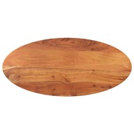 Stolna ploča ovalna 140 x 60 x 2,5 cm, masivno drvo bagrema, 25 mm, prirodno bagremovo drvo