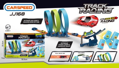 Staza za autiće sharp, šarena