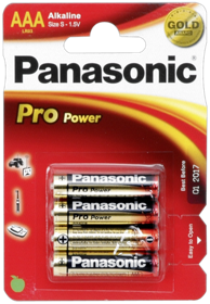 PANASONIC Baterije Pro Power AAA LR03, 60x4