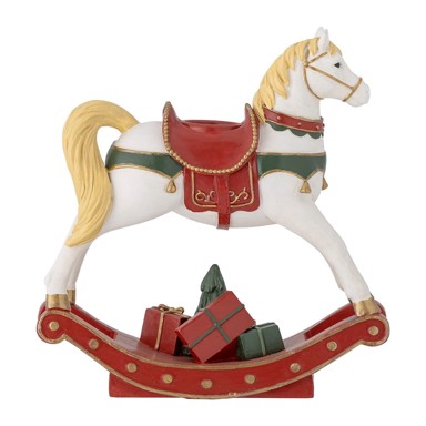 BLOOMINGVILLE Svijećnjak od poliresina s božićnim motivom Almine