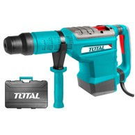 TOTAL Električni rotacijski čekić One-Stop Tools 1700 W SDS Plus 2150 ud/min 19 J, crni