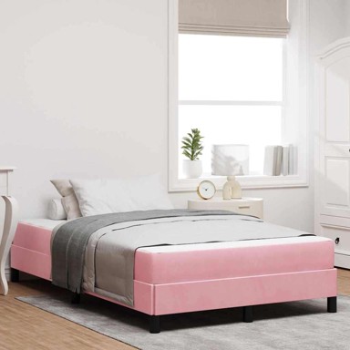 Boxspring krevet s madracem, 120x220 cm, rozi