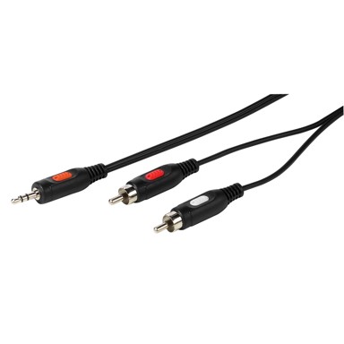 VIVANCO A/V Program kabel 46032 RCA M x2 na 3.5MM M 5M