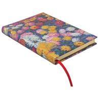 PAPERBLANKS notes Monet's Chrysanthemums, 12x18 cm, crte, 72 listova, s gumicom