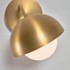 KAVE HOME Zidna lampa zlatne boje ø 15 cm Lonela