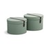 BIGSO Mentol zelene kartonske kutije za pohranu u setu 2 kom s poklopcem ø 37,5x25,5 cm Rut 