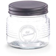ZELLER Posuda za spremanje namirnica Old fashioned 500 ml, crna