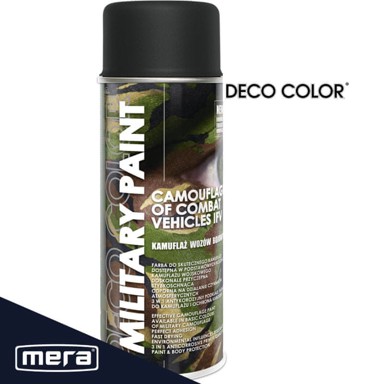Deco color sprej vojna boja mat crna 400 ml