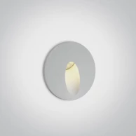ONE LIGHT Ugradbena zidna svjetiljka led/3w/fi.62mm/d.50mm/ip54+driver bijela dm68030/w/w