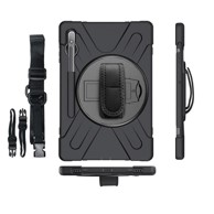 ESTUFF Zaštitna futrola za tablet, CHICAGO Full Body Defender Case, za Galaxy Tab S10 FE / S9 FE / S9 / S8 / S7