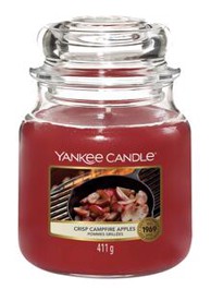 YANKEE CANDLE Mirisna svijeća Medium, Crisp Campfire Apples