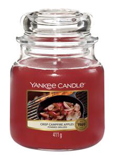 YANKEE CANDLE Mirisna svijeća Medium, Crisp Campfire Apples