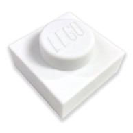 ICONIC LEGO® dječja stolna lampa, bijela