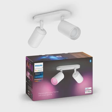 PHILIPS Hue reflektor Fugato, GU10, 2x5,7 W, 230 V, WCA, bijela