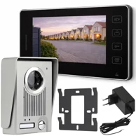 VERK Video portafon s ekranom video interfon 500 TVL 90° noćni vid, srebrna