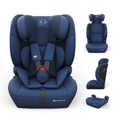 KINDERKRAFT Autosjedalica Comfort Up 2 Plus i-Size, 9-36 kg, 76-150 cm, bez Isofixa, tamnoplava