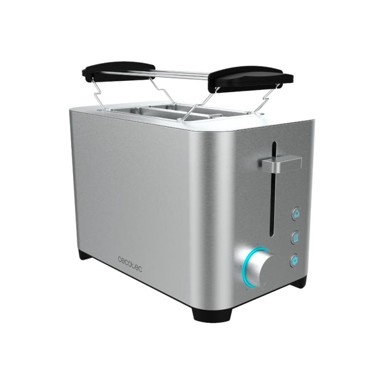 CECOTEC Toster YummyToast Double, 850W, 2 utora, srebrni