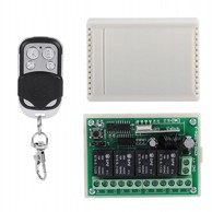ROSFIX Modul releja s daljinskim upravljačem 433 MHz, 4 kanala, 12 V DC