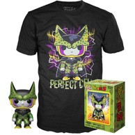 FUNKO POP Set, & Tee Dragon Ball Z, T-shirt M, Perfect Cell, 9 cm