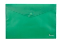 Mapa s gumbom Premier A4 zelena