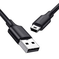 UGREEN USB na mini USB kabel, 3 m, 480 Mbps, crni, US132