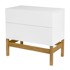 WOODMAN Vitrina za vino u bijelo-prirodnoj boji 75x70 cm Grande