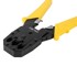 DELI TOOLS Krimpalica EDL2468, Ethernet, RJ45/RJ14/RJ12/RJ9, žuta