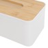 CASA SELECCIÓN Plastična/bambusova kutija za maramice