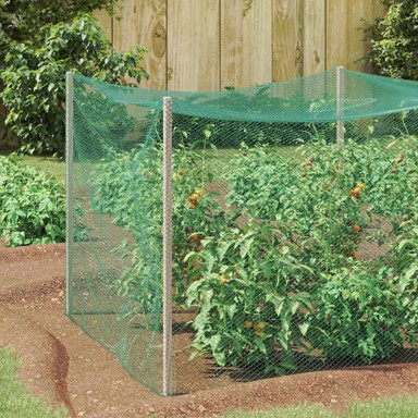 Mreža za zaštitu ptica 4 x 5 m HDPE, zelena