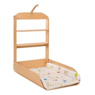 ROBA Zidni stol za presvlačenje u dekoru bukve u prirodnoj boji Waldhochzeit