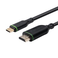 USB-C na HDMI 2.0 kabel, rezolucija 4K@60 Hz, brzina 18 Gbps, 4:4:4, duljina 1 m
