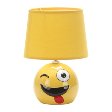 FEROTEHNA Stolna lampa Smile, 1xE14, 40 W, žuta
