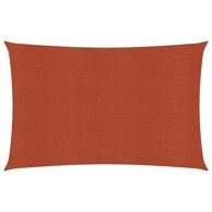 Jedro za zaštitu od sunca 160 g/m² terakota 3,5 x 5 m HDPE