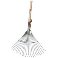 IDEAL Grablje za lišće s drškom 1500x300–480 mm 22 igle