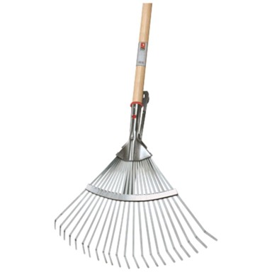 IDEAL Grablje za lišće s drškom 1500x300–480 mm 22 igle