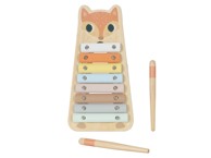 ELINELI Drveni ksilofon za djecu, lisica