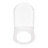 WENKO Bijelo WC sjedalo s lakim zatvaranjem Calla, 47 x 35,5 cm