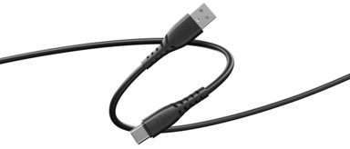 ISY IUC-1117 kabel USB-A – USB-C, 15 cm, crni