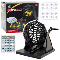 Obiteljska igra Bingo, 80 kuglica, 20 kartica, uređaj za izvlačenje
