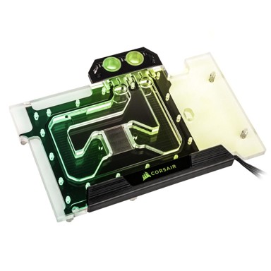 CORSAIR GPU vodeni blok Hydro X Series XG5 RGB 3090 Ti FE GPU, akril, nikal