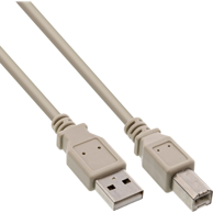 INLINE USB-A na USB-B kabel 34518H, 2 m, bež